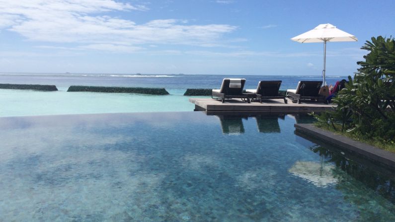 <a target="_top" href="/newspapers?url=http://www.constancehotels.com/en/hotels-resorts/maldives/moofushi/" target="_blank" target="_blank">Constance Moofushi </a>in the Maldives offers 24 beach villas and nearly 90 over-water villas. Nightly average rates for 2015 run about $1,370, with a low in June of about $1,050.