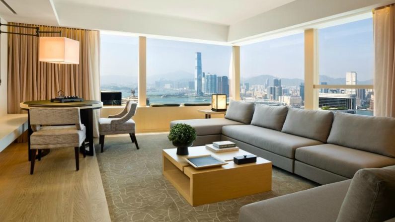 <a target="_top" href="/newspapers?url=http://www.upperhouse.com/en/default.aspx" target="_blank" target="_blank">The Upper House</a> offers a serene escape from the bustle of Hong Kong, plus amazing views of the city. Average 2015 nightly rates of about $750 drop to about $670 in February.