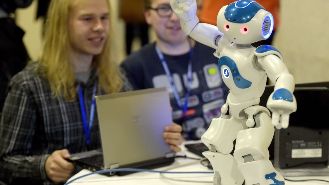 This is Nao. He speaks 19 languages and can answer your basic banking questions.