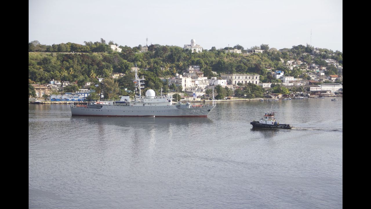 CUBA: "Interesting timing.... Without warning a Russian spy ship glided into Havana's harbor Tuesday morning, docking a few hundred yards from the CNN Havana bureau. The Viktor Leonov visited Cuba before in 2014, then presumably to eavesdrop on US telecommunications. On Wednesday, a State Department delegation - the highest level US government delegation in decades - will travel to Havana to discuss migration issues and the restoration of full diplomatic ties. Its unclear if the spy ships presence will affect those historic talks." - CNN's Patrick Oppmann, January 20

Follow @cubareporter and other CNNers on the @cnnscenes gallery on Instagram for more images you don't always see on news reports from our teams around the world.