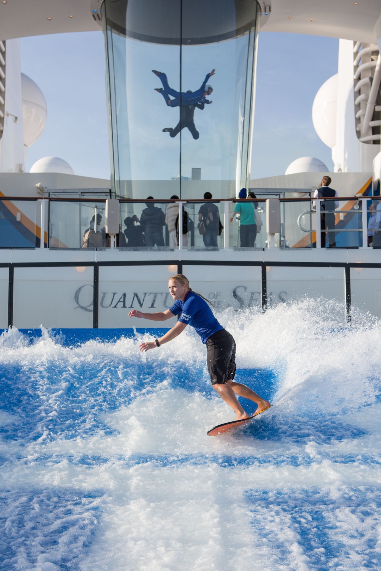 And for those with a more water-based interest, a surf simulator gives people the perfect opportunity to practice their skills in the waves.