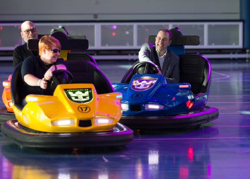 Indoors, there are similarly a multitude of different activities, including bumper cars.