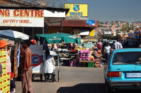 Union Avenue in the Kliptown area of Soweto is another bustling shopping street.