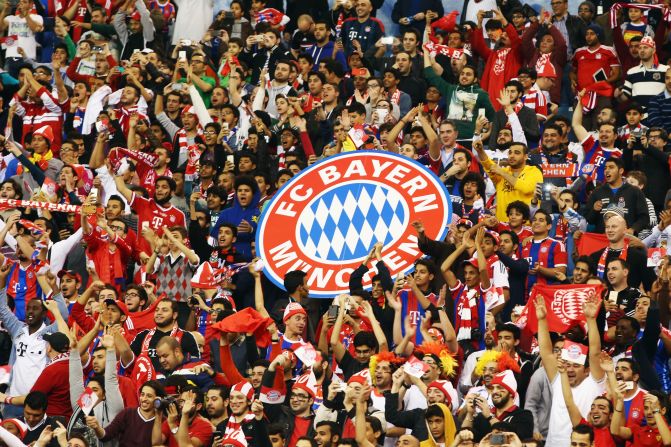 3. Bayern Munich ($566.8m) --The structure of the German giants is seen as a benchmark for most clubs but, despite that, Bayern slipped behind United in the top 10 last year.