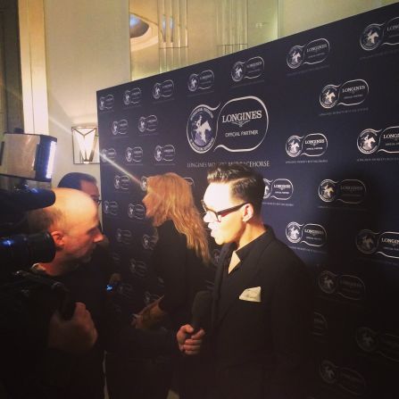 Gok Wan makes an appearance at the ceremony.