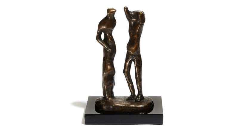 Highlights of the collection include six bronze maquettes by one of the greatest artists of the 20th century, British sculptor Henry Moore. Estimated at $60,000, it is one of the most expensive items in the collection.