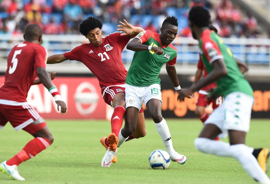 The Group A match between host Equatorial Guinea and Burkina Faso, runners-up in the last AFCON, ended in a goalless draw  