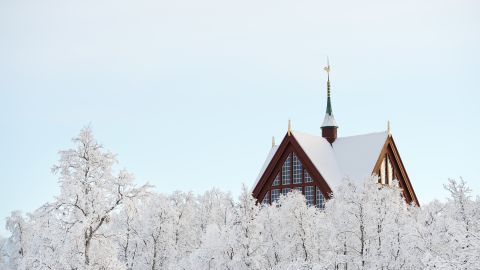 This snow-capped church in the northern Swedish city of Kiruna will be dismantled and rebuilt in a new location.