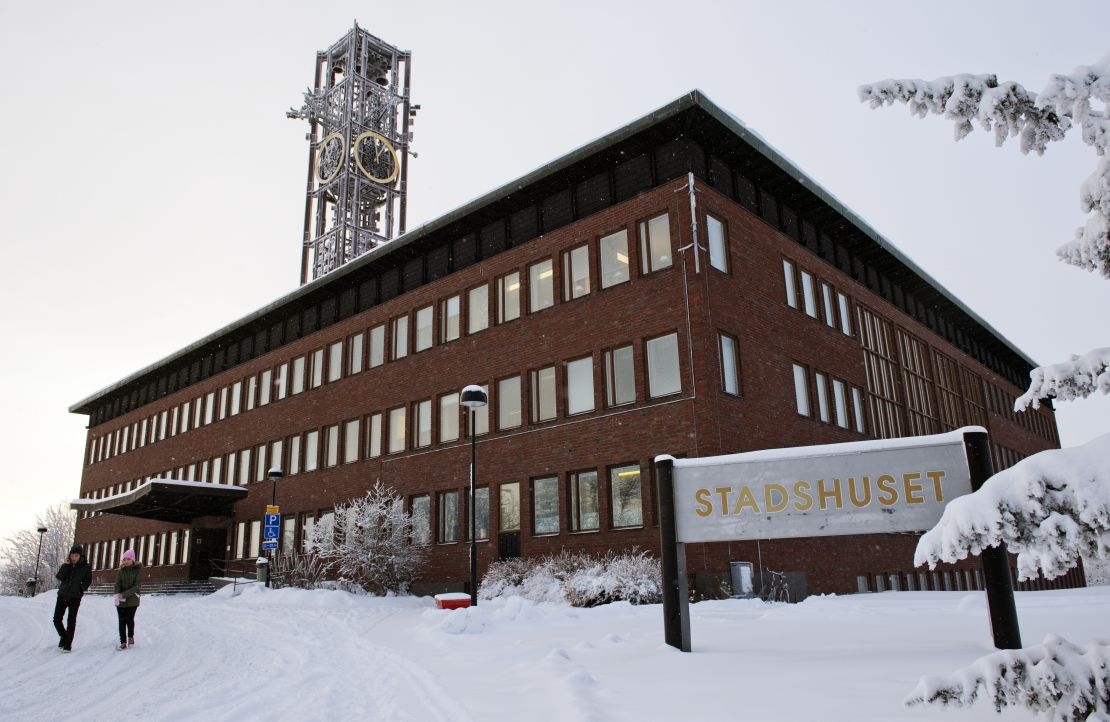 The existing town hall in the northern Swedish town of Kiruna.