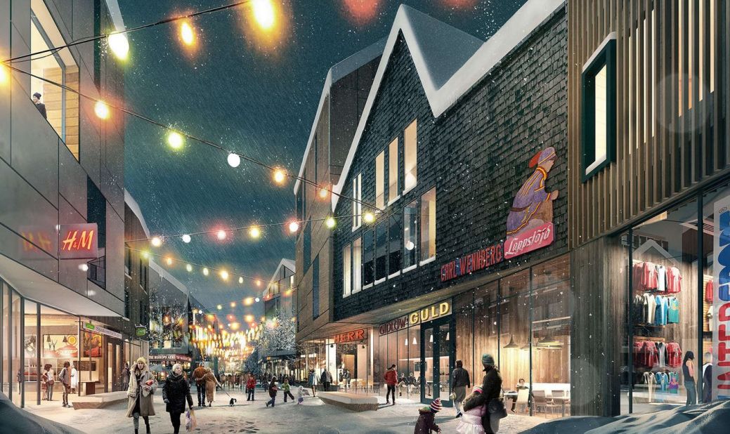 The new Kiruna will contain more social spaces, cafes and more scope for cultural activities.