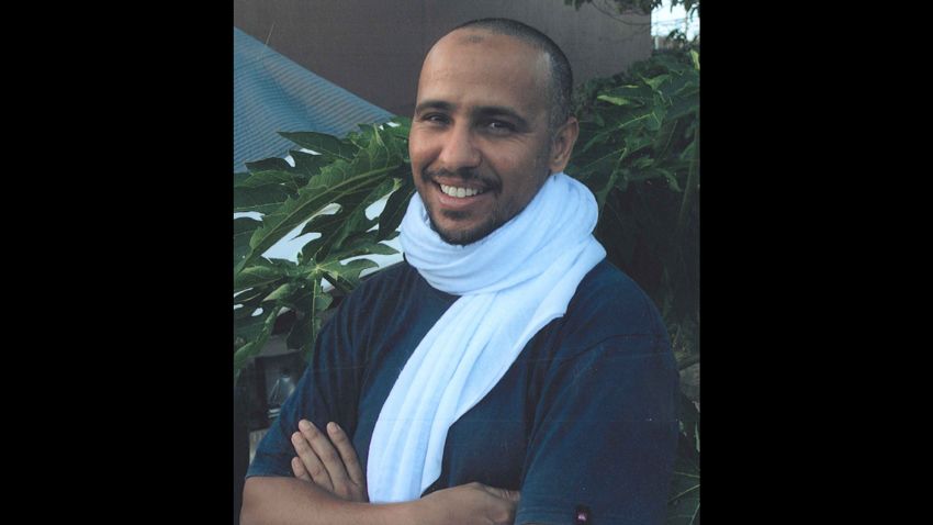 Both are Mohamedou Ould Slahi, the Gitmo detainee who wrote 'Guantánamo Diary' -- the first published account from a serving detainee describing his time there. Slahi paints a horrifying picture of life at the hands of interrogators in the notorious U.S. military prison in Cuba.
Credit: International Committee of the Red Cross (ICRC)
File (we don't know exactly when these images were taken)