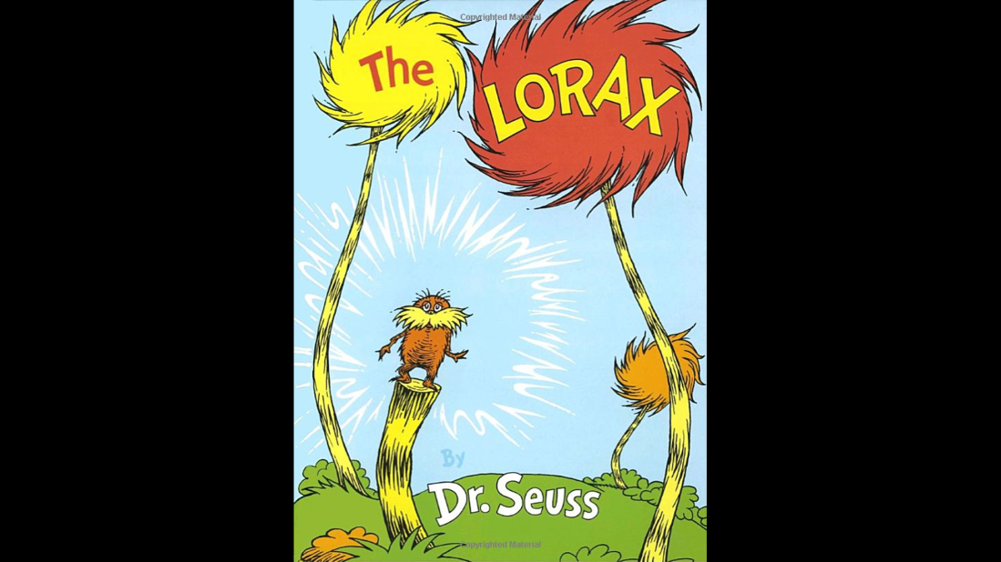 Dr. Seuss' "The Lorax" debuted in 1971.