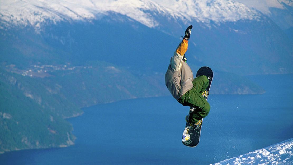 Big air is the draw at the Norwegian ski resort of Stranda.