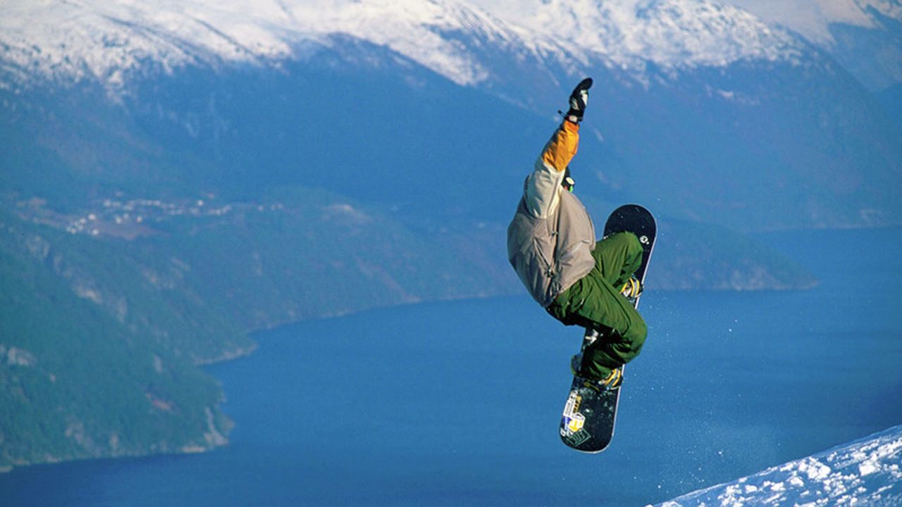 Big air is the draw at the Norwegian ski resort of Stranda.