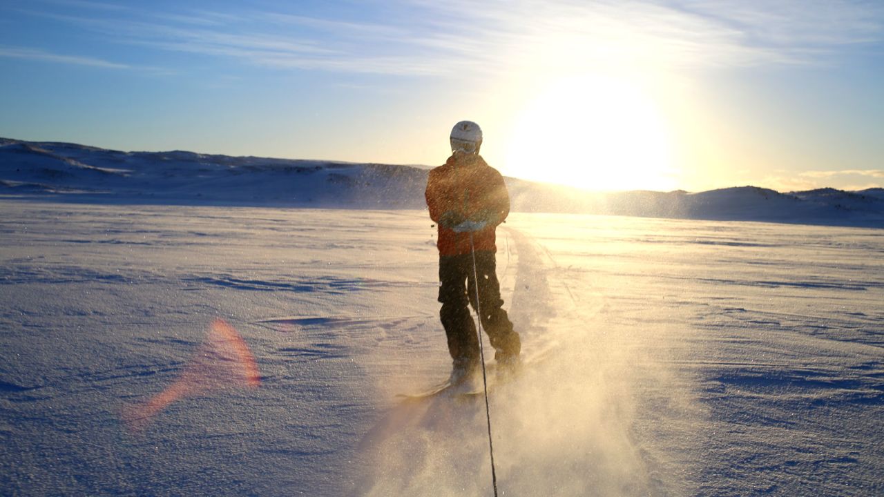 Who needs hills? Snow sports in Sweden.