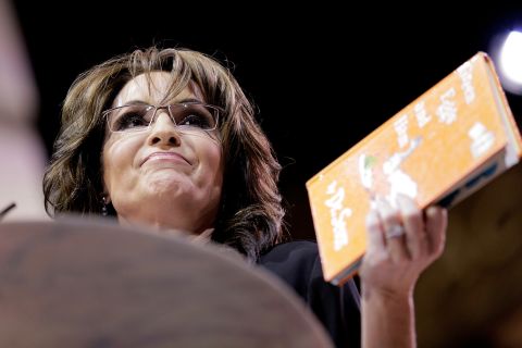 Conservative pundit and former vice presidential candidate Sarah Palin read a parody version of "Green Eggs and Ham" during the Conservative Political Action Conference in 2014.