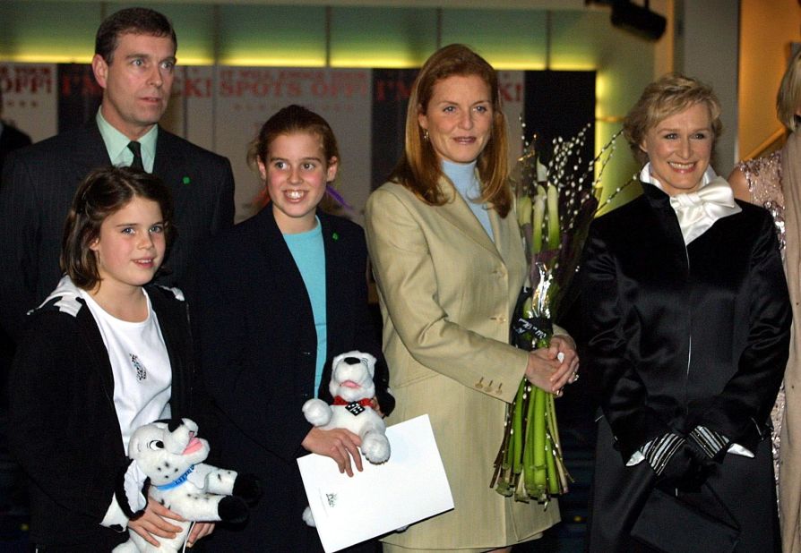 Prince Andrew and Sarah Ferguson have two daughters, seen here in 2000 -- Princess Beatrice (R) and Princess Eugenie (L), pictured here in .