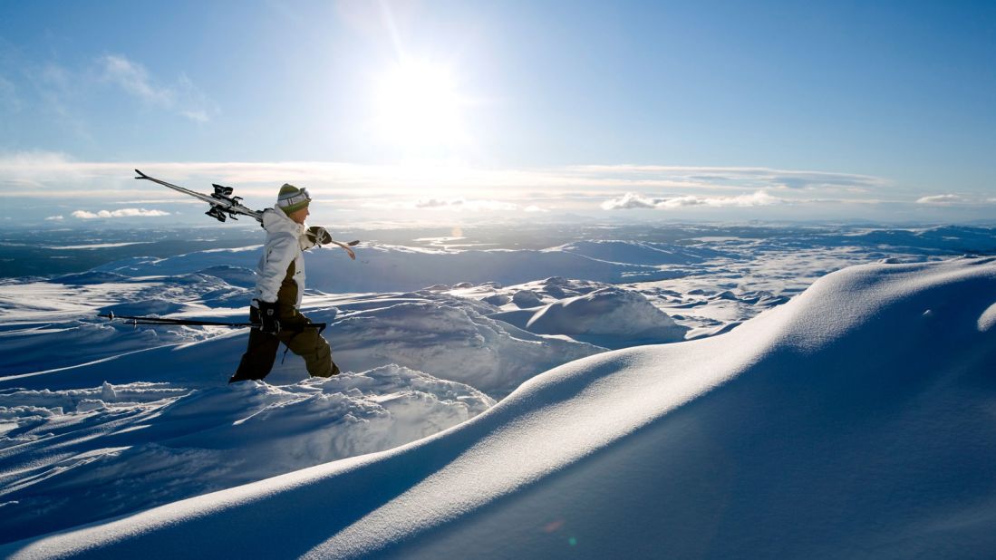 Are is the most famous of Sweden's skiing destinations.