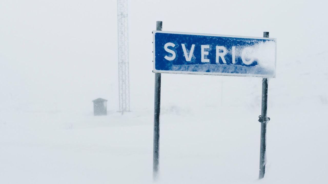 Riksgransen lies on Sweden's Arctic border with Norway.