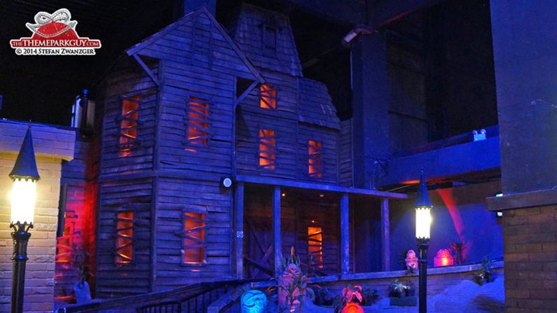 The ghost train at Indonesia's Trans Studio Makassar is a genuinely fun spooky experience, taking passengers through a haunted house with Indonesian "spirits."
