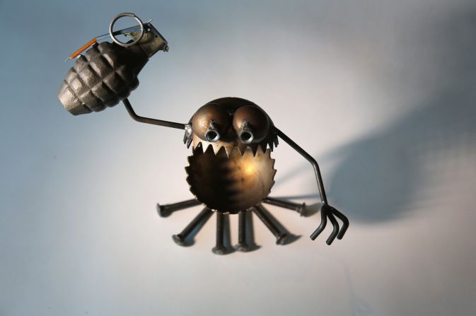 Oddly, grenade art seems to be a common item that travelers try to sneak into their carry-on. Even inert grenades can cause a closure of the checkpoint, warns the TSA, as officers can't distinguish between active and inactive explosives.