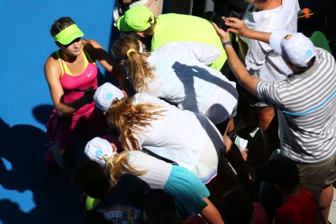 Bouchard was the toast of tennis in 2014, making grand slam semifinals in Melbourne and Paris. 