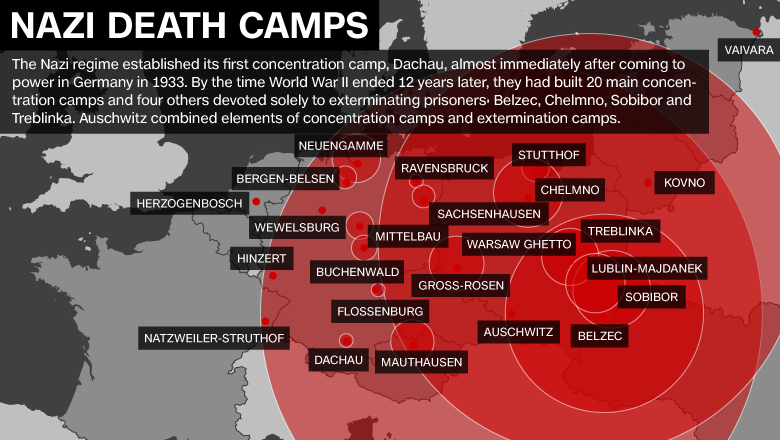 World War 2 Concentration Camps Map   150123121010 Nazi Death Camps 