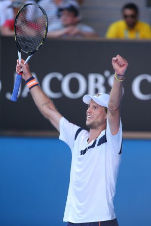 Seppi sealed the match in style, hitting a forehand winner down the line in a fourth-set tiebreak. 