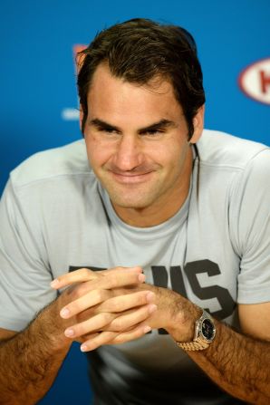 Federer wasn't too glum as he spoke to reporters. He had a feeling, he said, that it wasn't to be his day. 