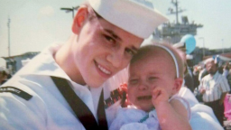 Photos of Jonathan Blunk who was killed in the Aurora, Colorado theater shooting. Jonathan Blunk served five years in the U.S. Navy, including service aboard a vessel in San Diego. Blunk's wife, Chantel, remembers her husband used to say that if he died, he wanted it to happen in battle.
