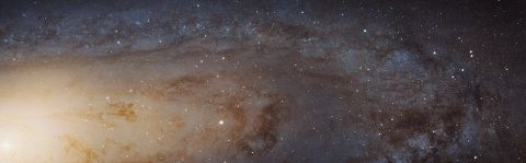 NASA also released this remarkable bird's-eye panorama of part of the Andromeda galaxy last week. This is clearest image ever taken of our galactic next-door neighbor.