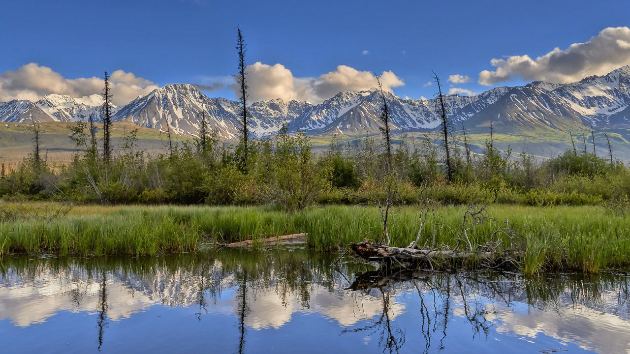 Covering four national parks in Canada and Alaska, one of this UNESCO Heritage Site's biggest draws (literally) is Mount Logan in Kluane National Park. At 5,959 meters (16,404 feet), Canada's tallest mountain is a haven for hikers and campers.