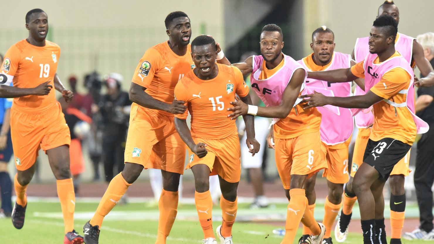 Ivory Coast scored a later equalizer against Mali in the Africa Cup of Nations. 