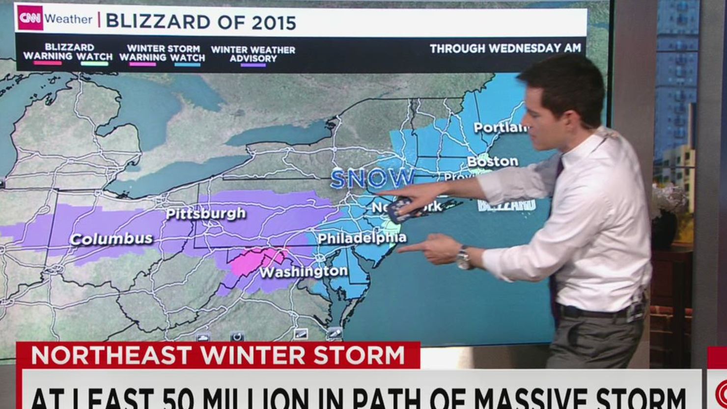 The Blizzard of 2015 could hit 50 million in the Northeast