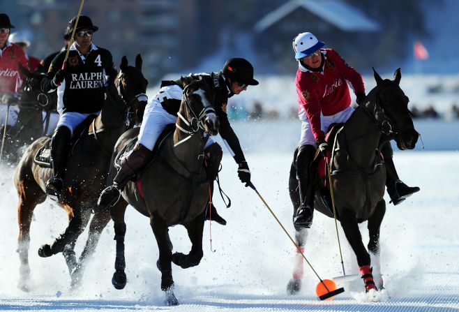 A rival to the St Moritz event has emerged in China, where a World Cup of snow polo is held in Tianjin.