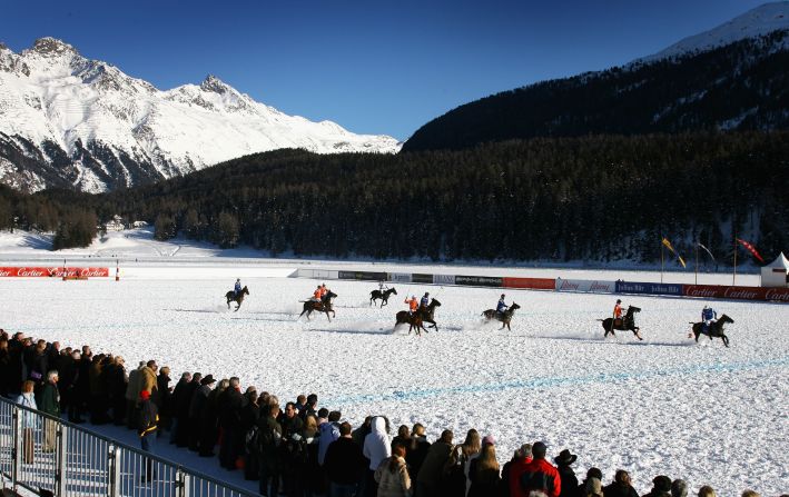 The first official snow polo match took place in  1985, in the Swiss town of St. Moritz. The resort at the foot of Piz Bernina, the tallest peak in the eastern Alps, has hosted its version of the Snow Polo World Cup every year since.<br />