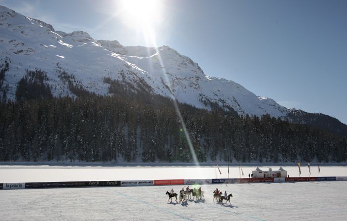 St Moritz organizers, however, maintain theirs is the original international snow polo event with the sport's greatest backdrop.