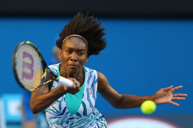It was also Williams' first win over a top-10 player at a major in five years.