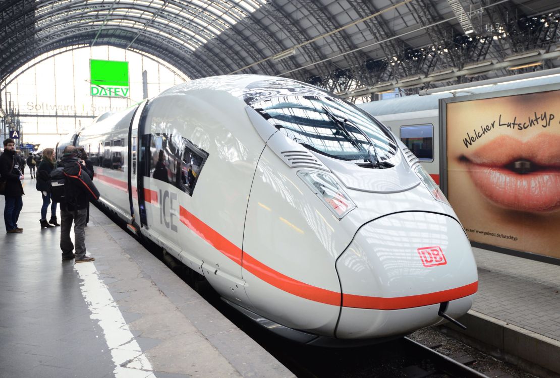 Speedy InterCity trains connect most major cities in Germany.