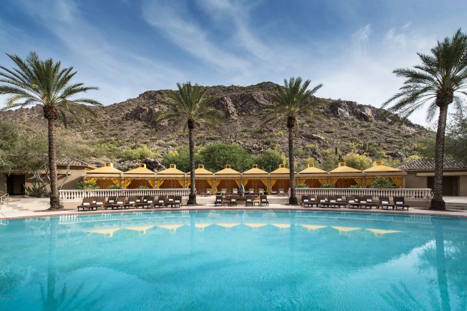 The Canyon Suites at The Phoenician, Arizona, offers golf, fine dining, spa treatments and the choice of hypoallergenic and dog-friendly rooms at this boutique hotel. 