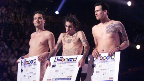 California trio Blink-182 was on its fourth album when it hit radio paydirt in 1999. With songs such as "All the Small Things" and "What's My Age Again?," Blink-182 became a household name after seven years in the industry.