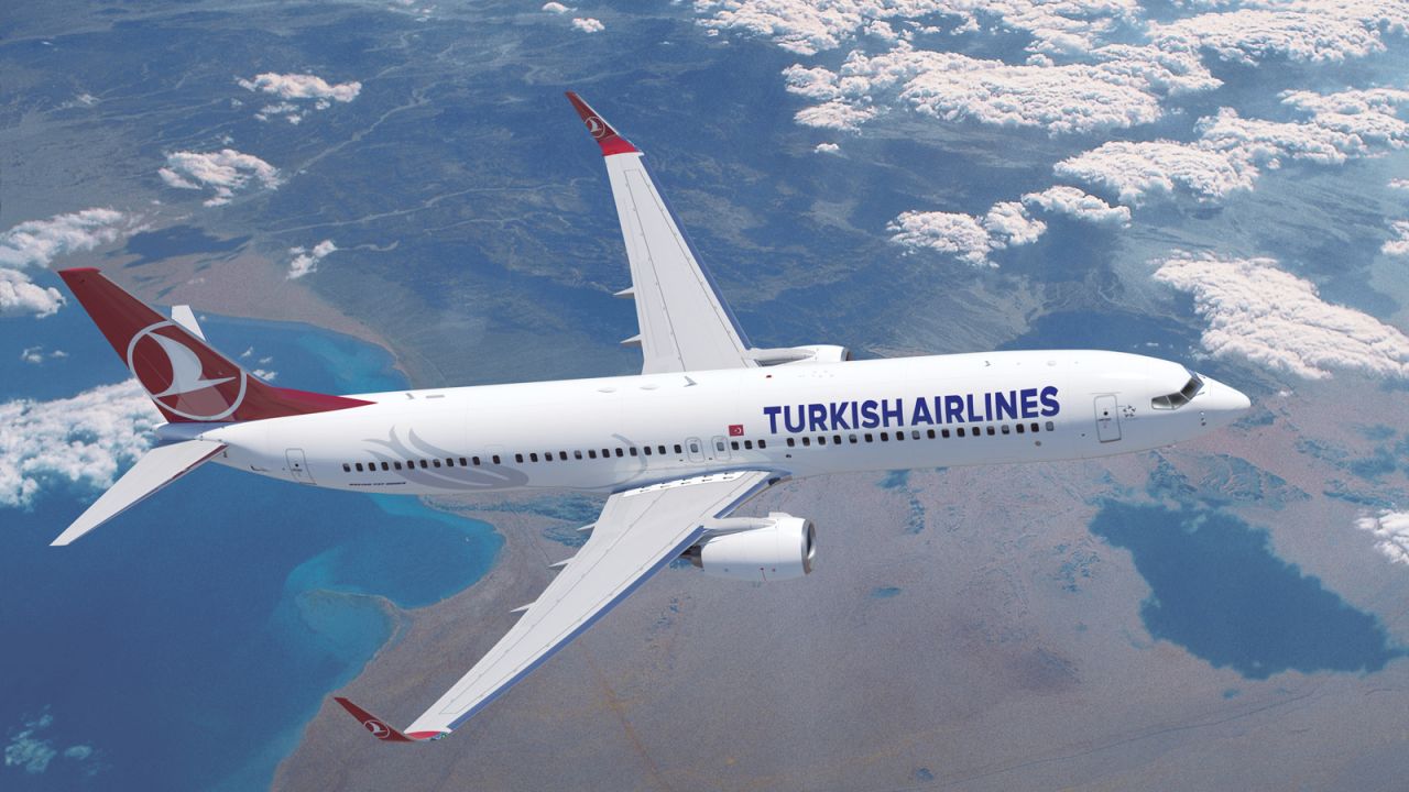 Turkish Airlines ofrece Wi-Fi en más del 10% de sus aviones.