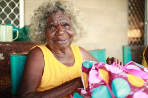 Wik elder Bertha Yunkaporta. Just 3% of Australia's population are indigenous, but they suffer disproportionately high rates of disease and imprisonment than non-Indigenous Australians.