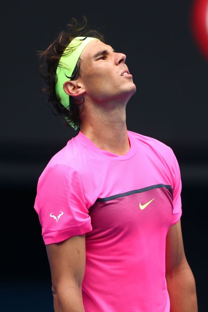 Nadal lost in straight sets in the quarterfinals 6-2 6-0 7-6 (5). It was his most lopsided defeat at a major in six years. 