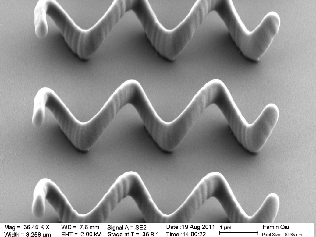 La forma de los nanobots está inspirada en las bacterias de E. coli.