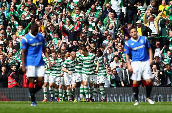The two sides have not faced each other since this 3-0 victory for Celtic in April 2012.