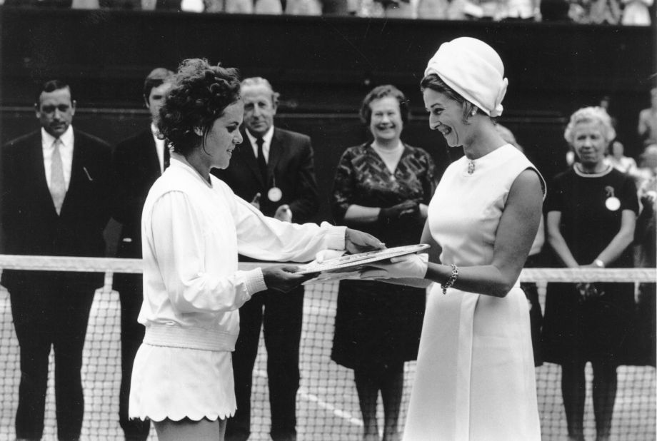 She first read about Wimbledon in a girl's magazine and dreamed of winning the tournament, achieving the feat at her second attempt in 1971.