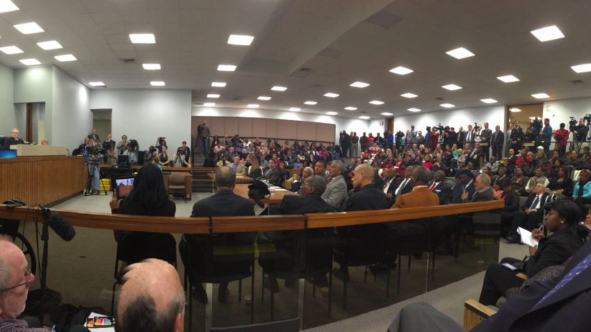A packed house attended Wednesday's hearing in Rock Hill, South Carolina, to clear the names of the Friendship Nine. 