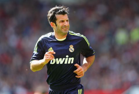 Figo still dons his boots every now and then, playing in charity matches for Real Madrid in recent years.