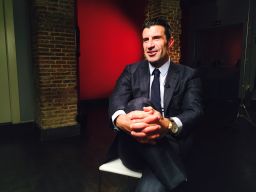 Luis Figo revealed his candidacy exclusively through CNN in January.